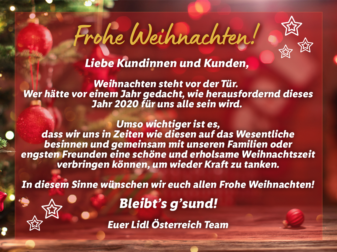 Frohe Weihnachten!