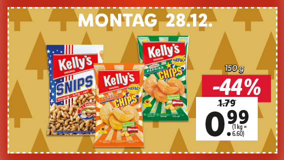 Kelly‘s Snips oder Chips