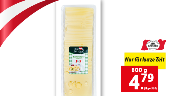 Emmentaler in Scheiben