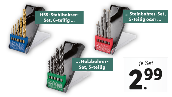 Bohrer-Set