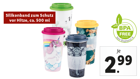 Becher „To Go“
