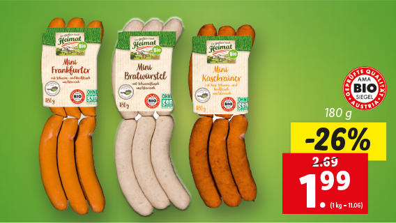 Bio-Mini-Würstel