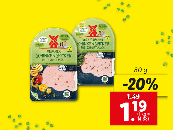 Rügenwalder Mühle Veganer/Vegetarischer Aufschnitt