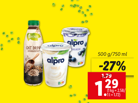 Joghurt- oder Milchalternative
