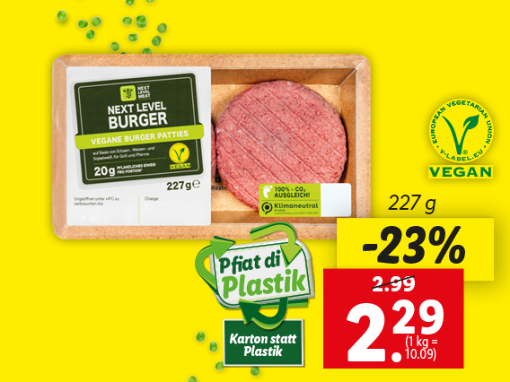 Vegane Burger-Patties