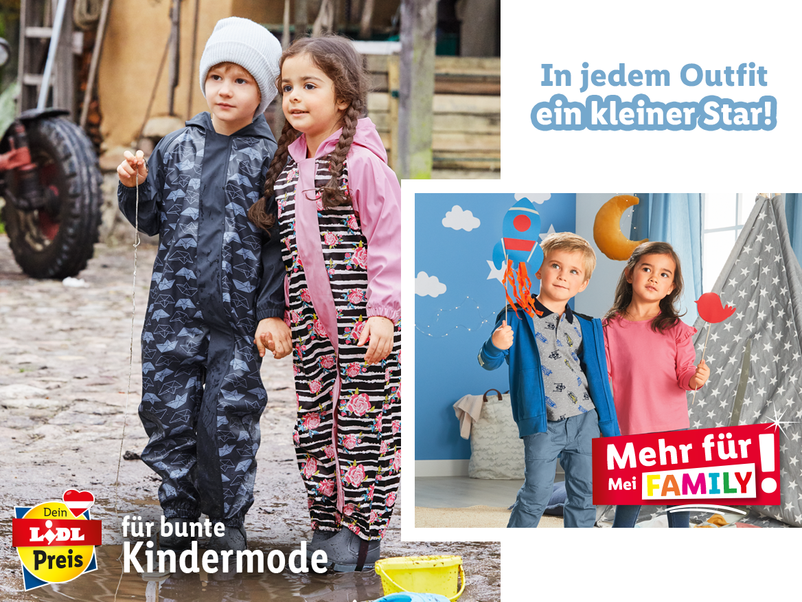 Bunte Kindermode