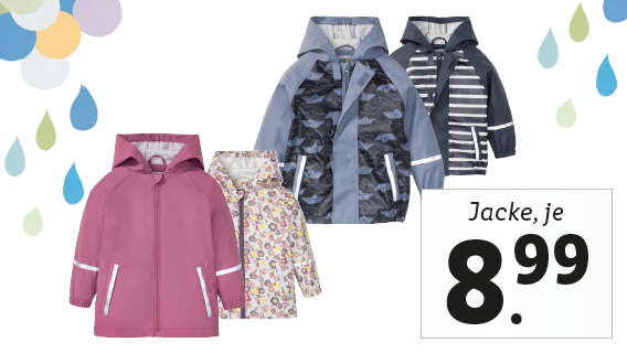 Kleinkinder Regenjacke