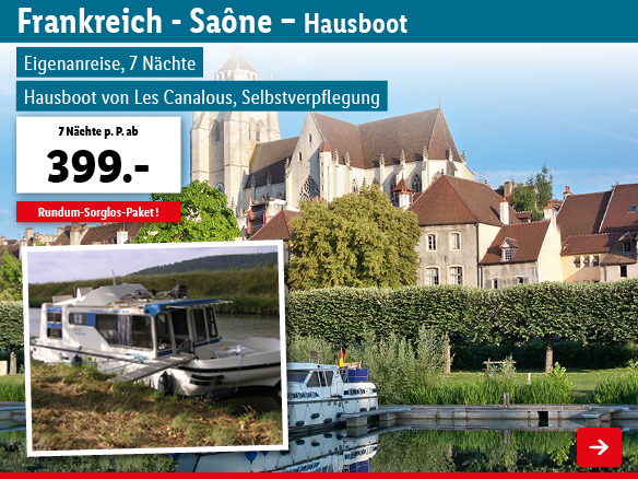 Frankreich Hausboot