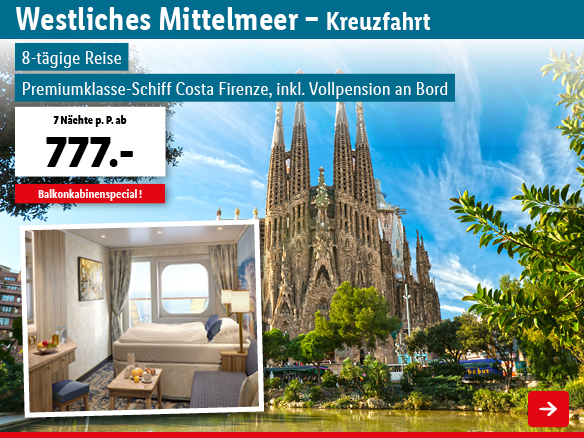 Westliches Mittelmeer - Kreuzfahrt