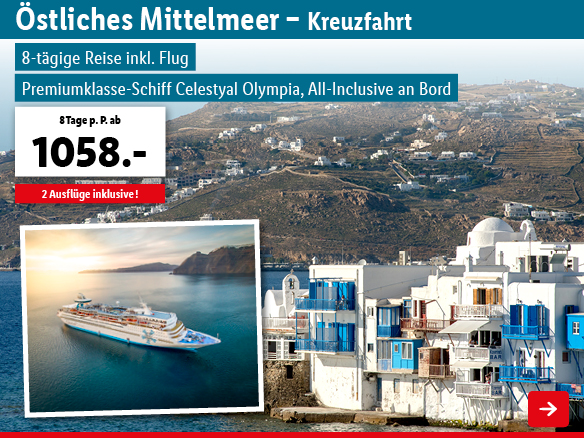MIttelmeer Kreuzfahrt