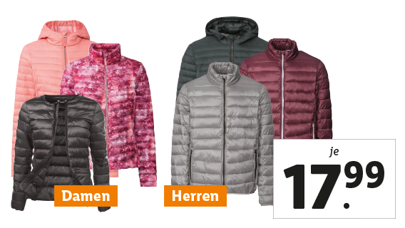 Damen und Herren Thermo-Lightjacke