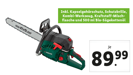 Benzin-Kettensäge
