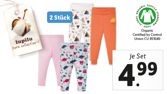 Baby Jogginghose/Leggings, 2 Stück