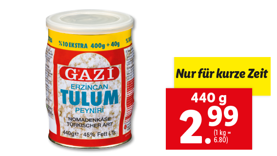 Gazi Tulum Nomadenkäse