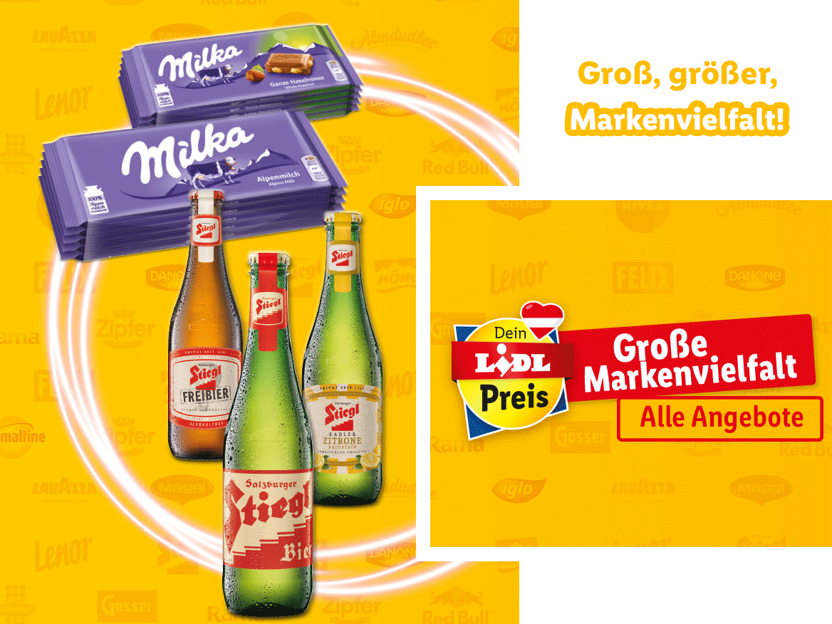 Große Markenvielfalt