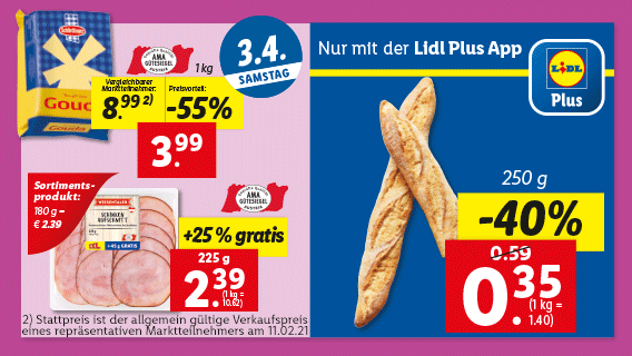 Schinkenaufschnitt