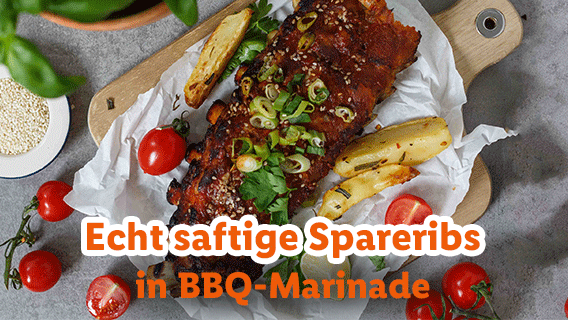 Echt saftige Spareribs in BBQ-Marinade