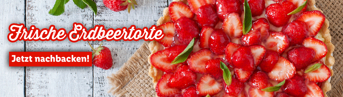 Frische Erdbeertorte