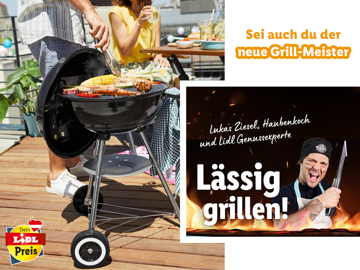Lässig grillen