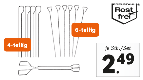 Grillmeister® Grillbesteck