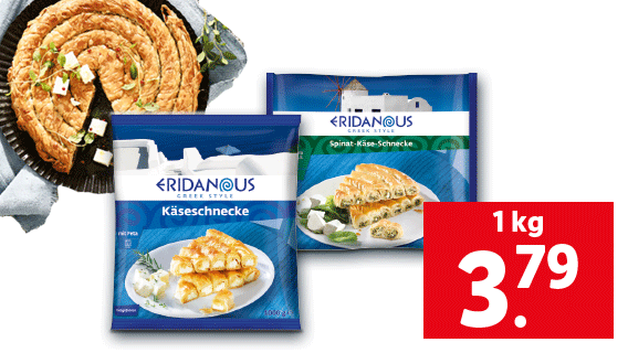 Käse- oder Spinat-Käseschnecke