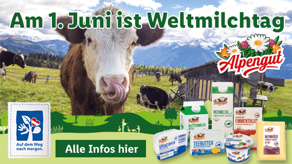 Am 1. Juni ist Weltmilchtag