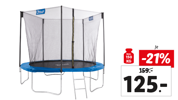 Garten-Trampolin mit Sicherheitsnetz