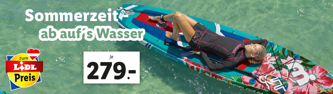 Raus auf´s Wasser