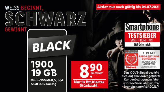 Lidl Connect Black Tarif