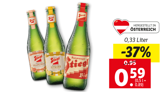 Stiegl Goldbräu oder Radler
