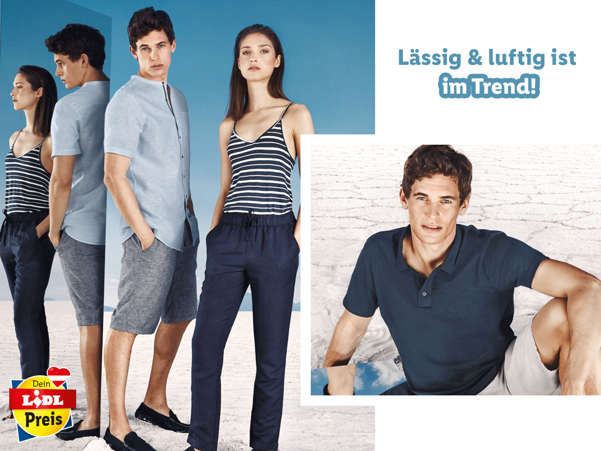 Lässig und luftig - natürliche Leinenmode