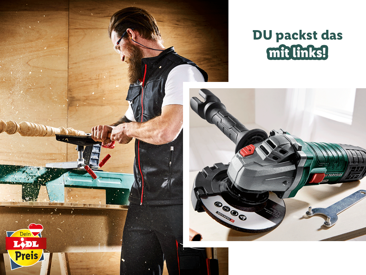 Du packst das - mit Parkside!