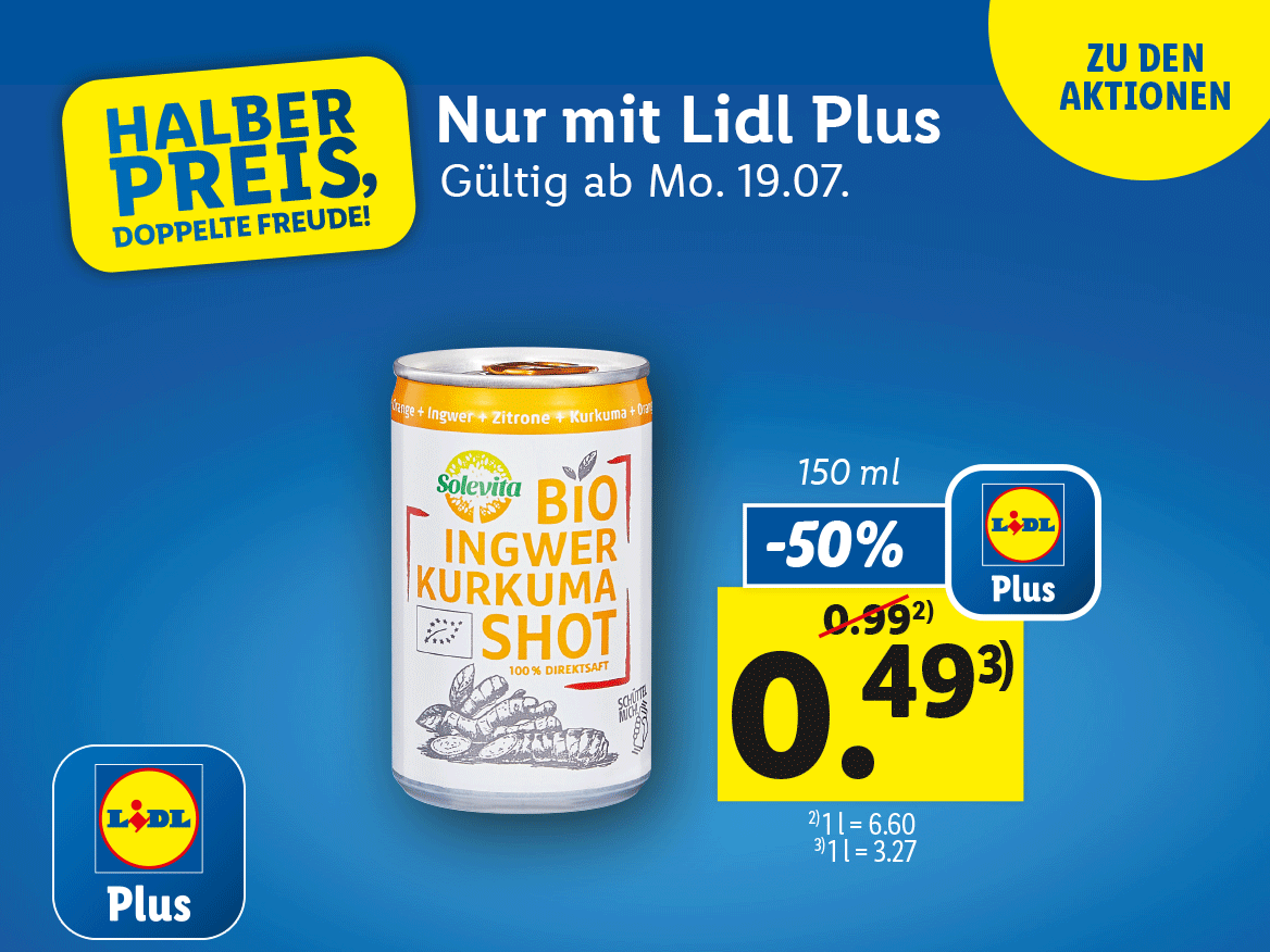 Lidl Plus Aktionen