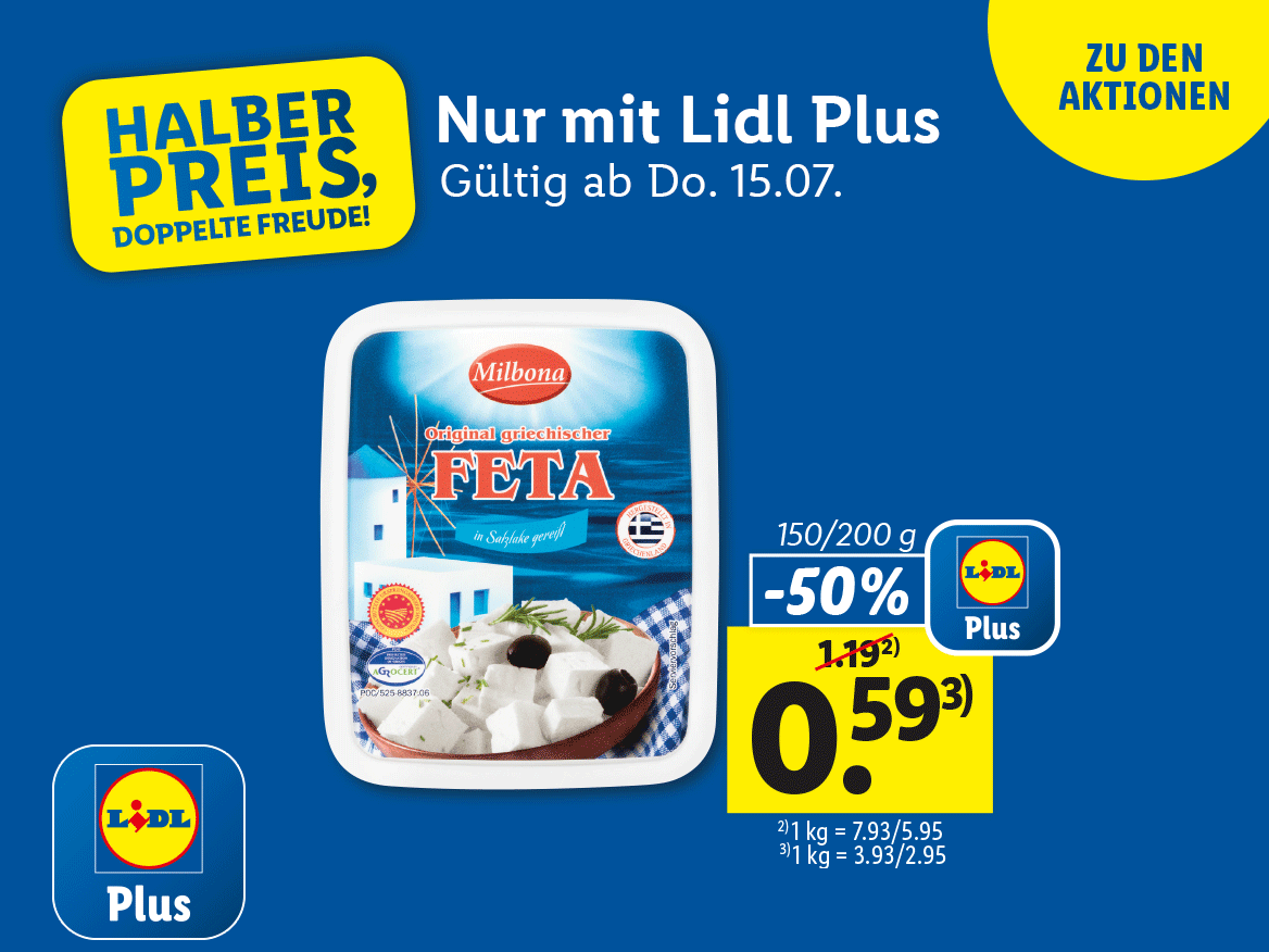 Lidl Plus Aktionen