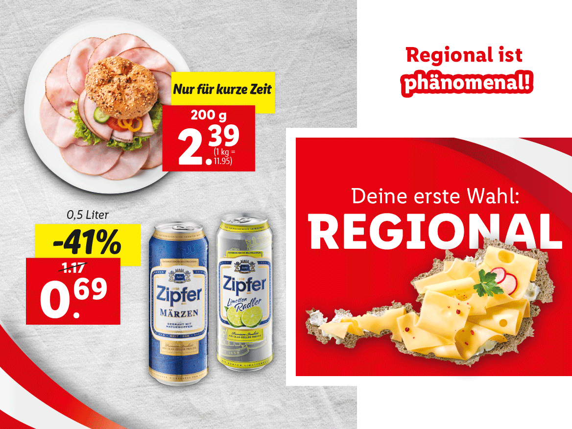 Deine erste Wahl: Regional