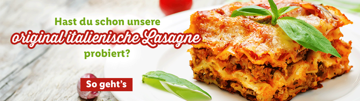 Original italienische Lasagne