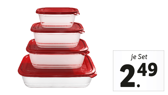 Kühlschrankdosen-Set