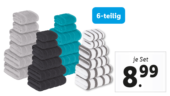Frottier-Set, 6-teilig