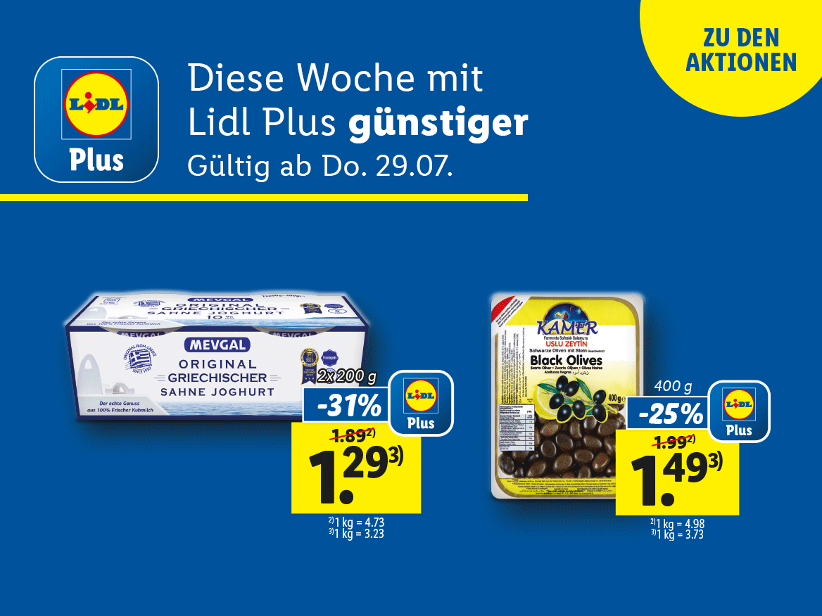 Lidl Plus Aktionen