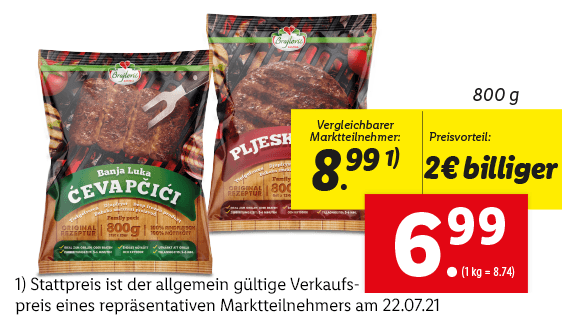 Banja Luka Ccevapcici oder Pljeskavic