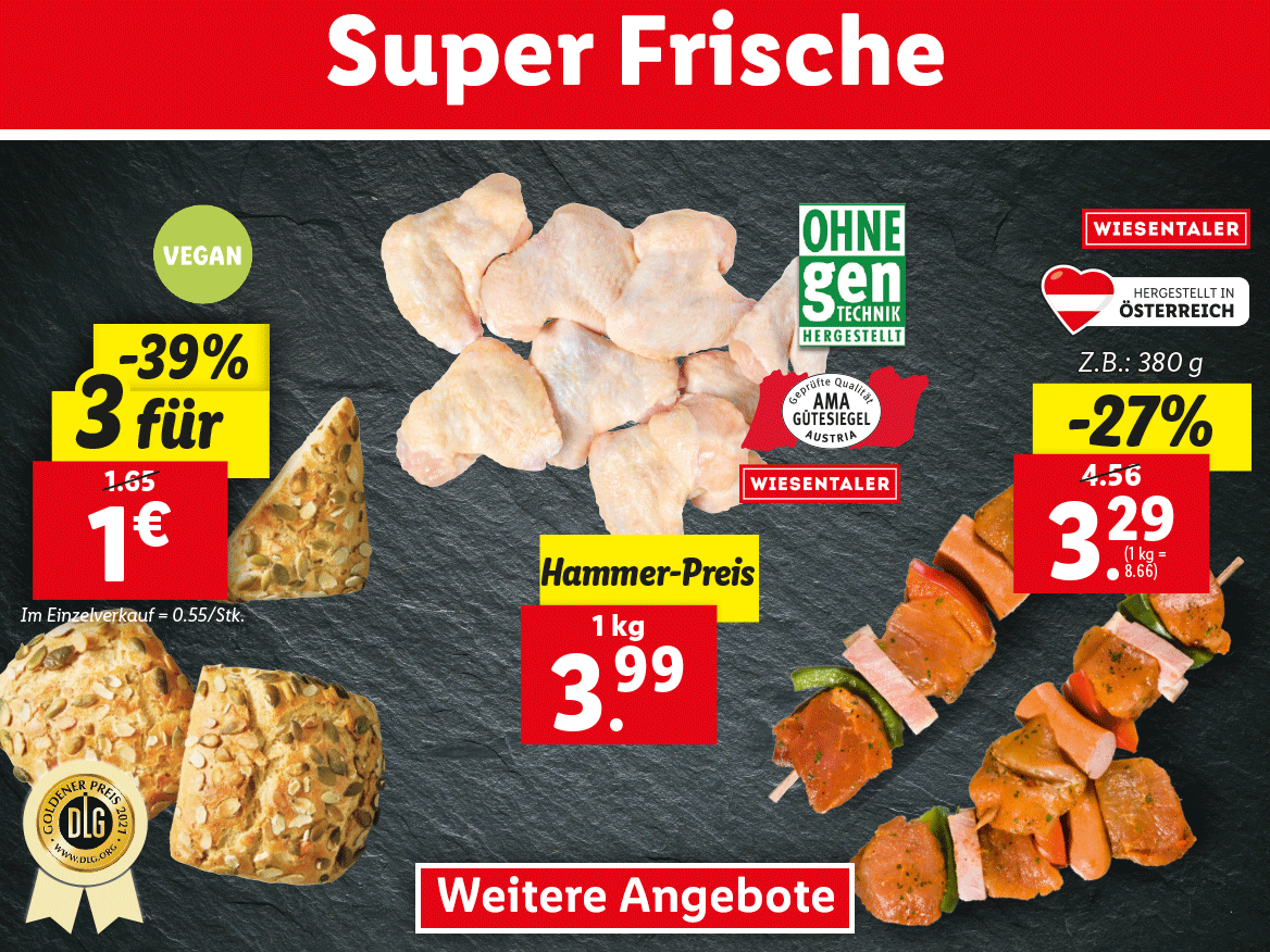 Super-Frische zum Lidl Preis