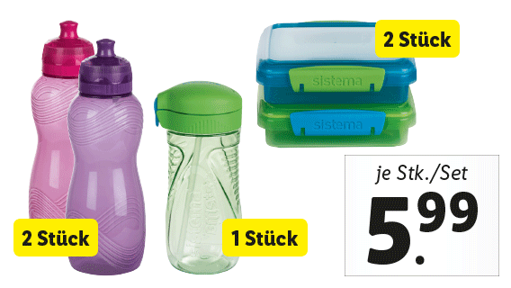 Sistema® Frischhaltedose/Trinkflasche