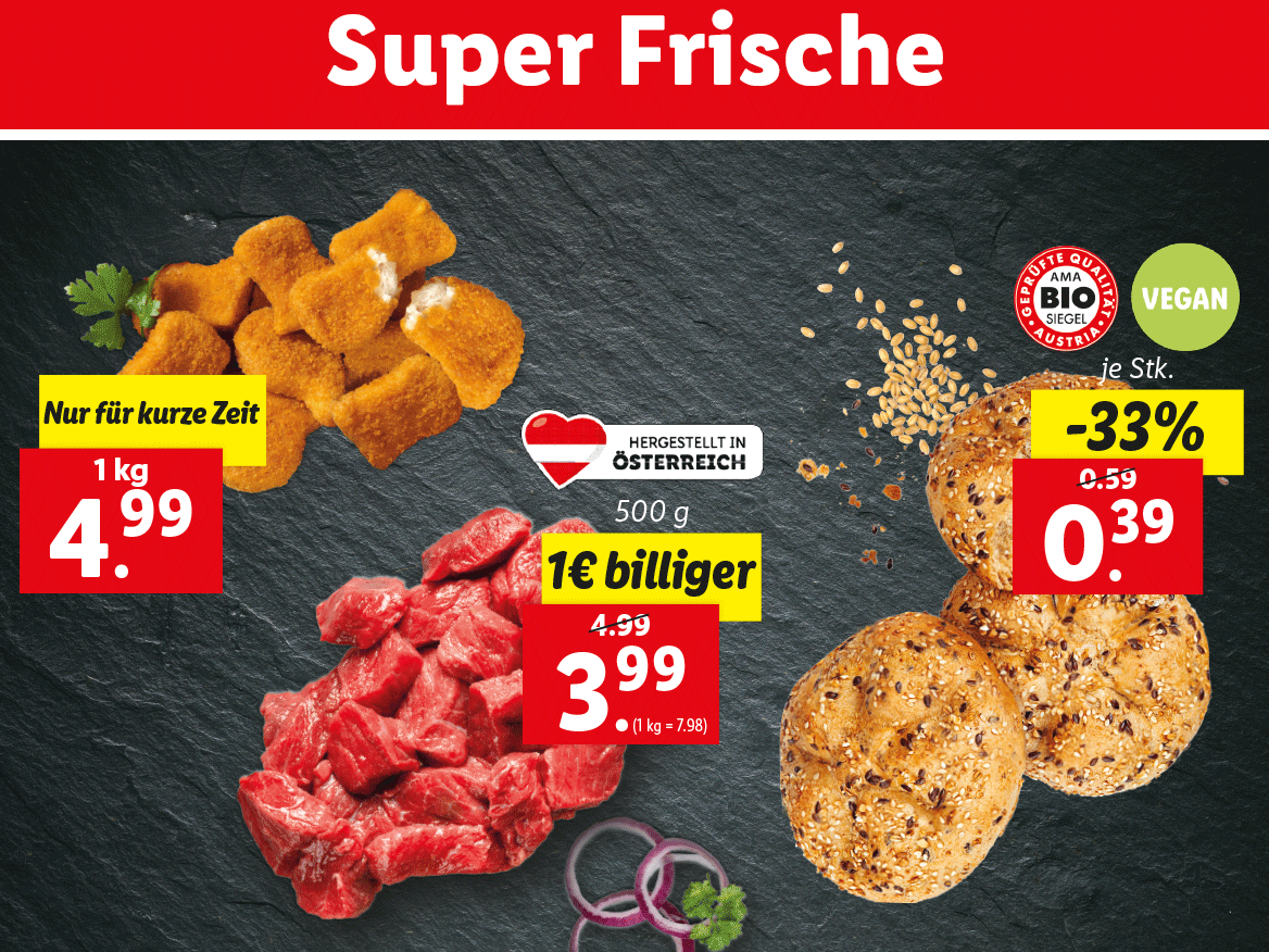 Super-Frische zum Lidl Preis