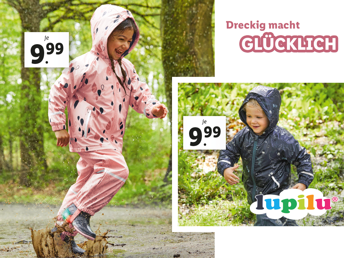 Perfekte Kleidung bei Wind und Wetter