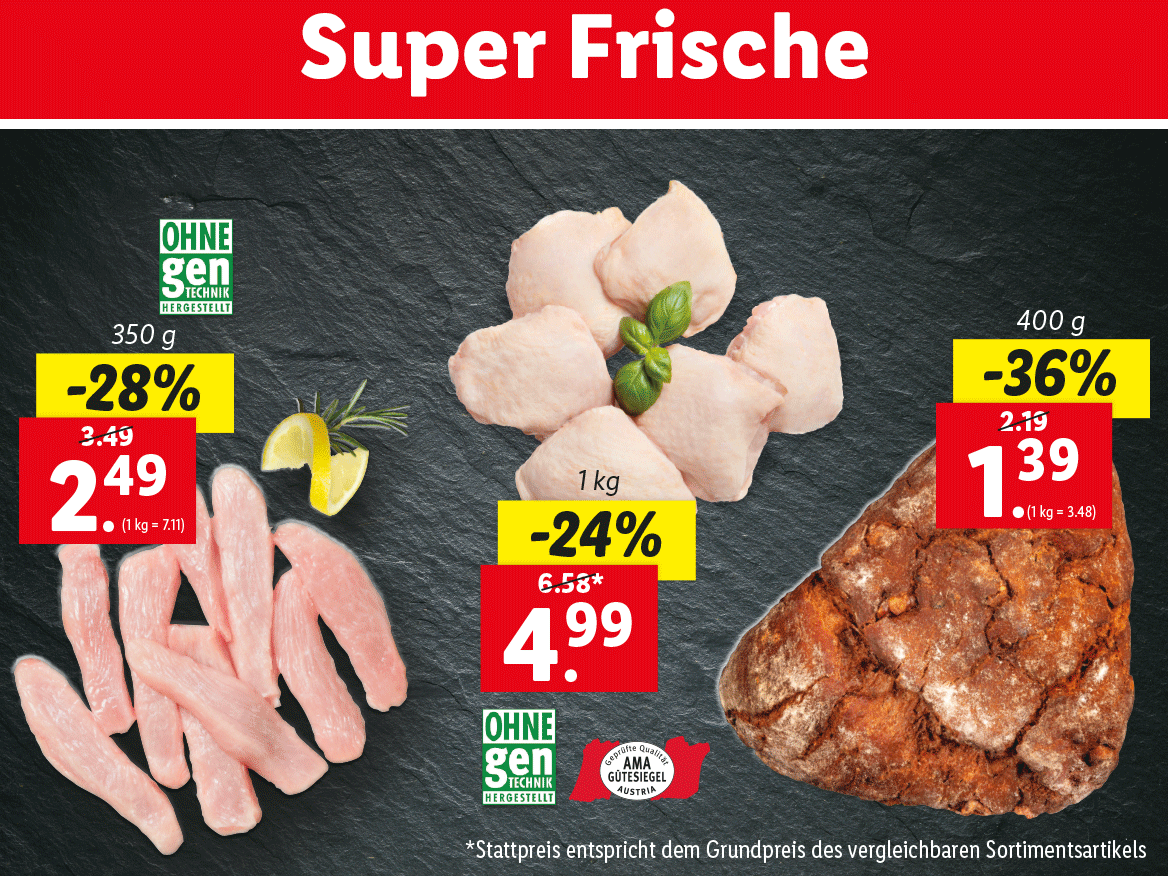 Super-Frische zum Lidl Preis