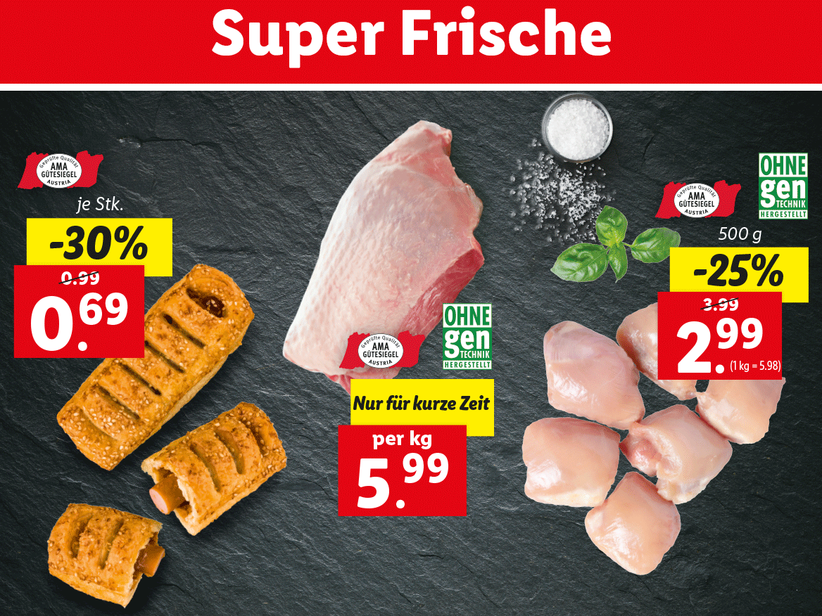 Super-Frische zum Lidl Preis