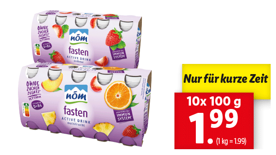 Nöm Fasten Joghurtdrink