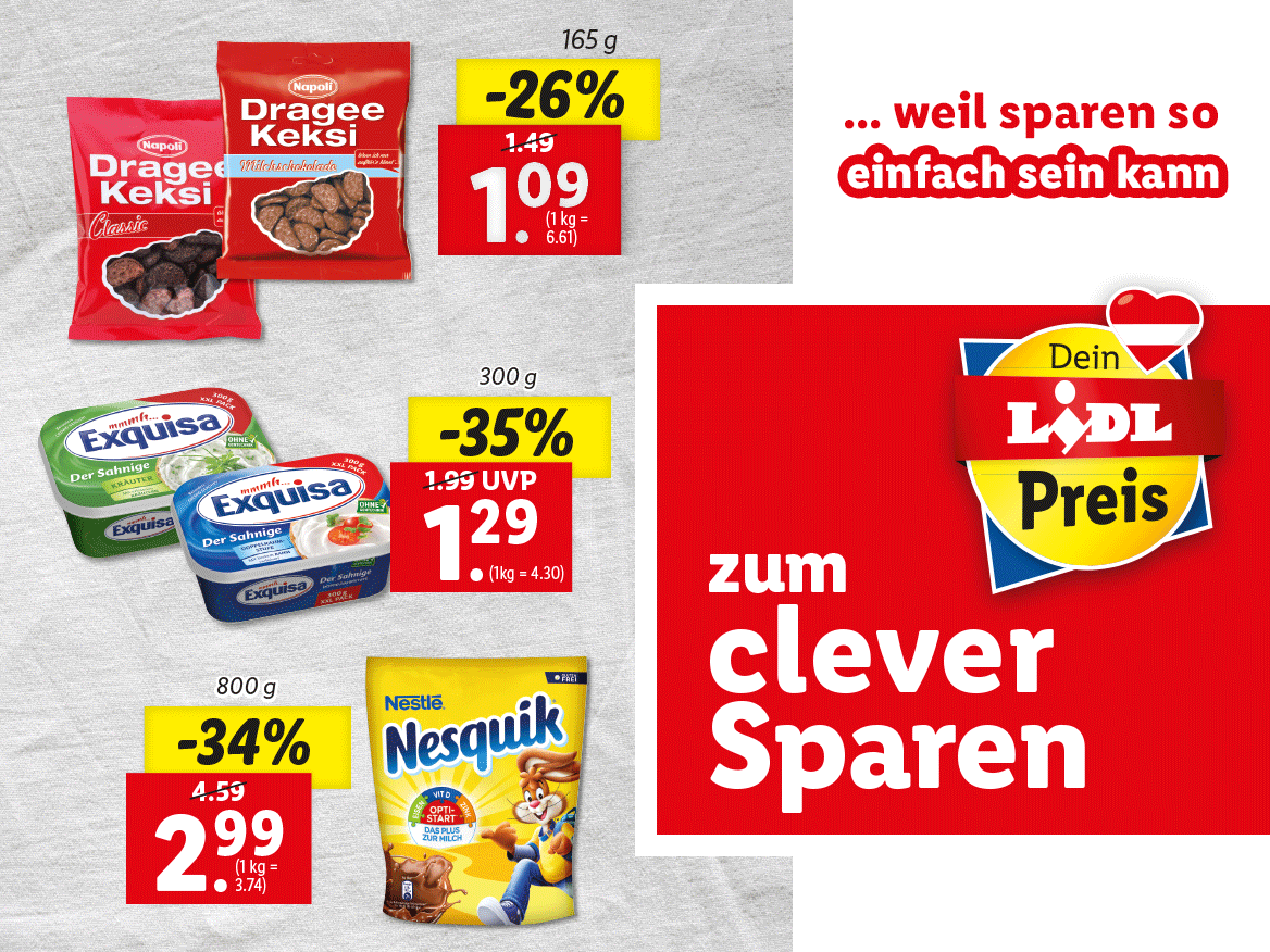 Dein Lidl Preis zum Clever Sparen