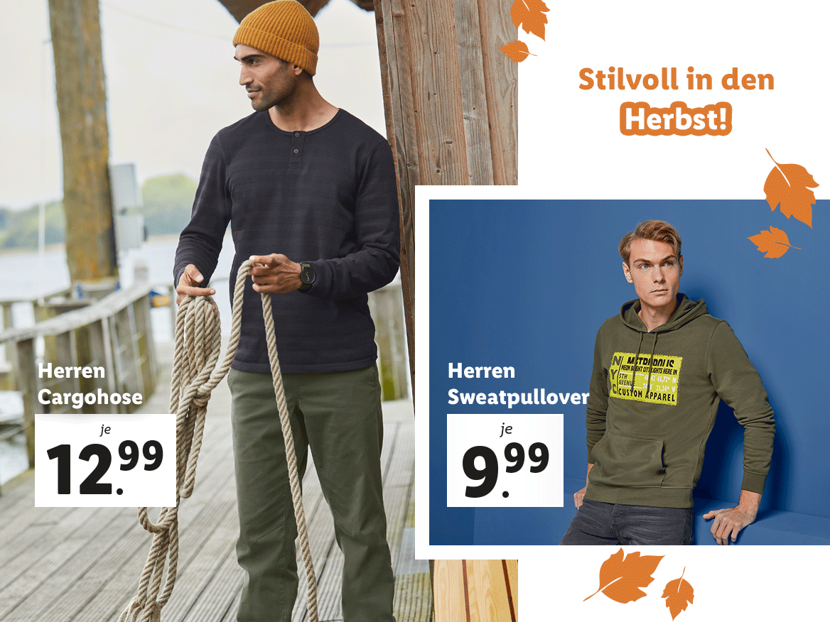 Lässig in den Herbst