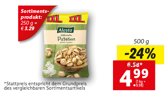 Kalifornische Pistazien